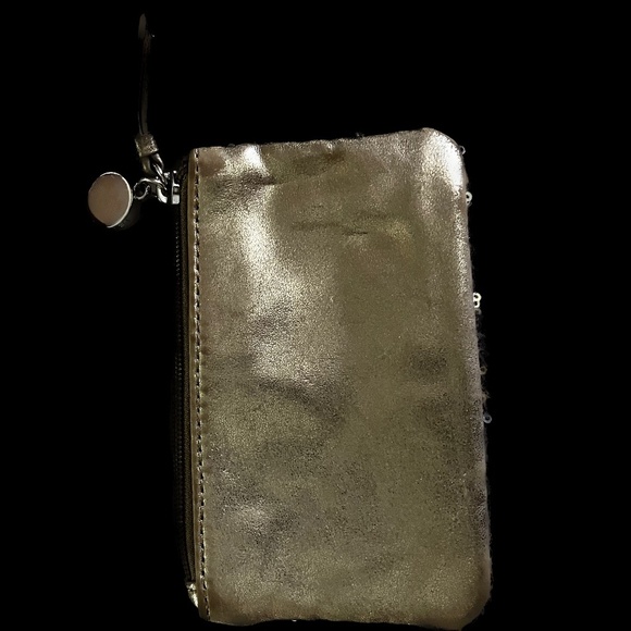 Loft Gold Beaded Sequin Envelope Purse - OS - Picture 3 of 11